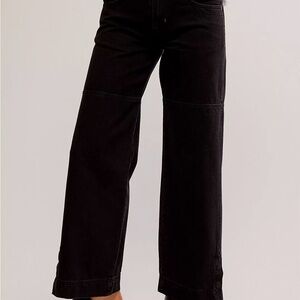 Free People Black Flare Jeans